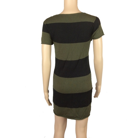 Thin knit striped dress - Picture 2 of 5